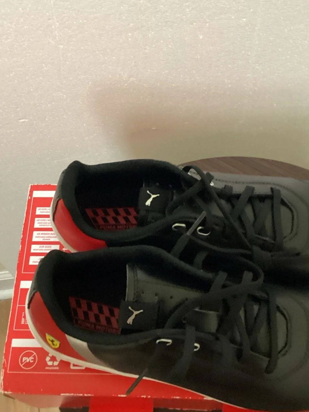 Puma Black Low-Profile Lace-Up Sneakers